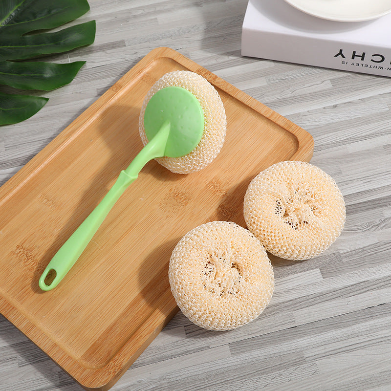New Bamboo Handle Dish Plate Kitchen Cleaning Brush