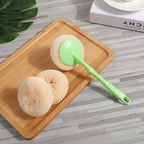 New Bamboo Handle Dish Plate Kitchen Cleaning Brush