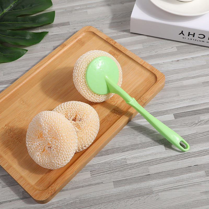 New Bamboo Handle Dish Plate Kitchen Cleaning Brush