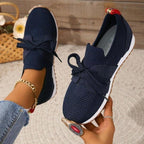 Women's Solid-Color Wedge Casual Shoes for Autumn