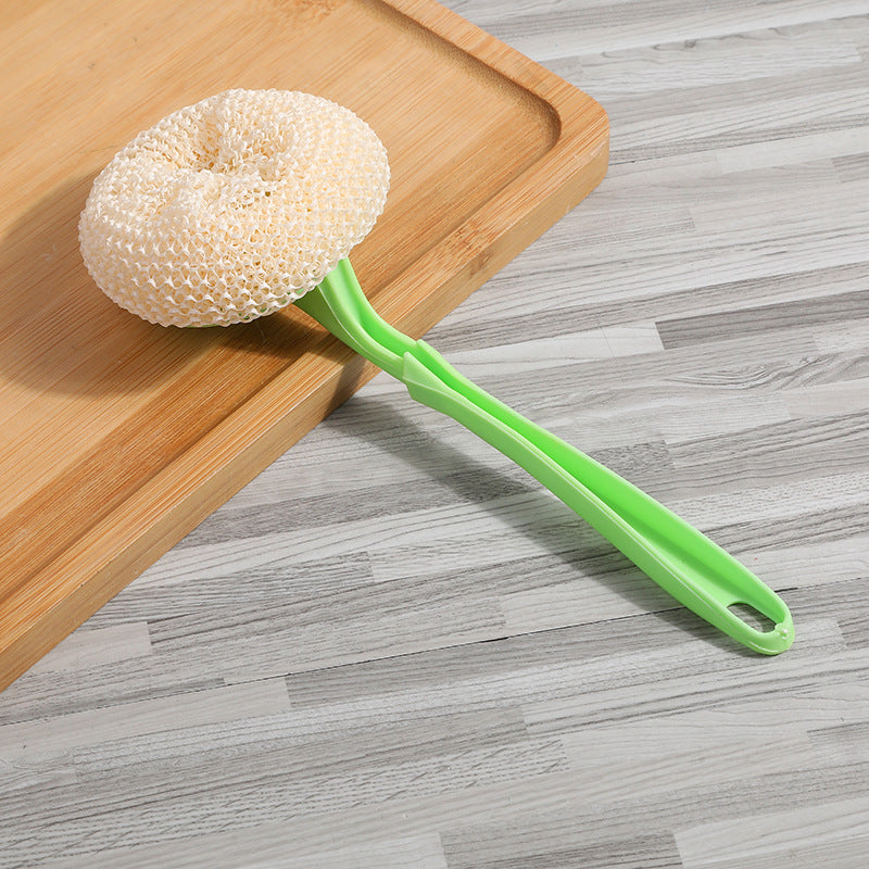 New Bamboo Handle Dish Plate Kitchen Cleaning Brush