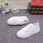 2026 New Autumn Women's Breathable Cut-Out Mesh Platform Casual Shoes
