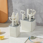 Kitchen household gadgets six-piece set including scissors, fruit knife, peeler, bottle opener