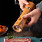 Handmade Ceramic Salt and Pepper Mill Set