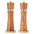 Handmade Ceramic Salt and Pepper Mill Set