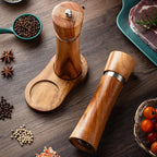 Handmade Ceramic Salt and Pepper Mill Set
