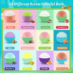 🔥LAST DAY 49% OFF - 🛁 Natural Bath Bombs for Kids with Mega Bubbles & Surprise Inside 🥚✨